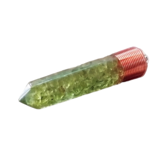 Peridot Orgonite Pendulum - Picture 5 of 5